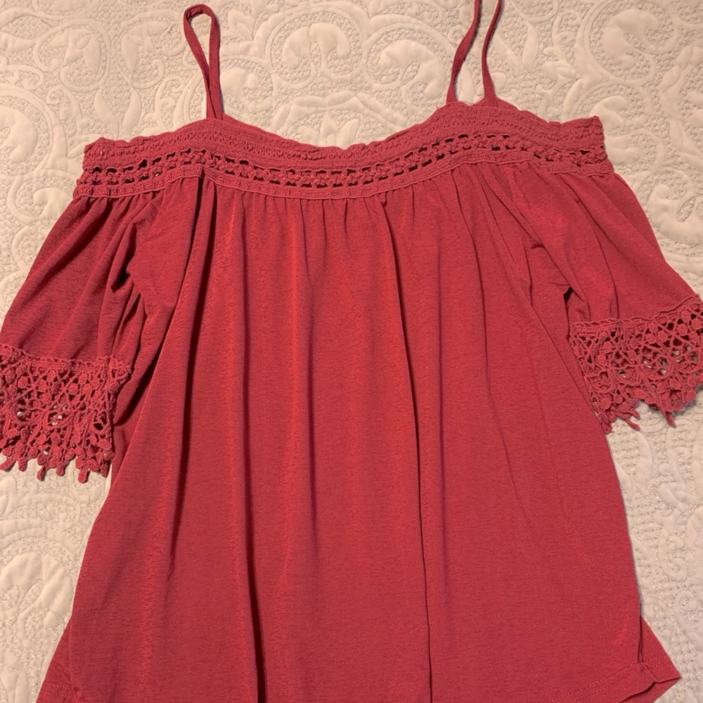 Off the shoulder Crochet Top